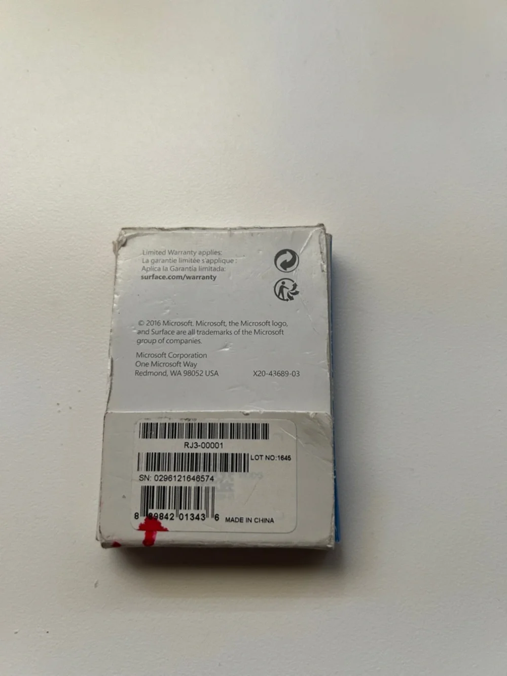 Brand New Microsoft White Replacement Pen Tip Kit Box